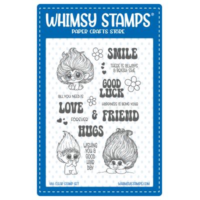 Whimsy Stamps Stempel - Troll Friends